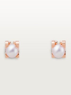 18k C De Earrings