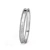 18K White Gold Perl¨¦e Signature Bracelet