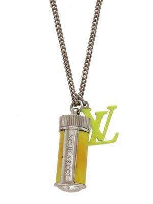 18K Louis Collier Fluo Charms Vintage Necklace