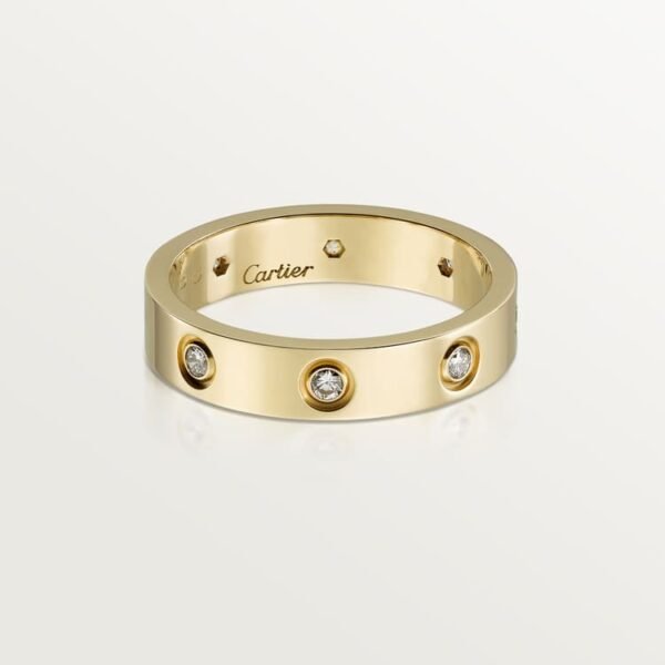 18K Love Wedding Six Diamonds Ring