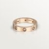 18K Love Wedding Eight Diamonds Ring