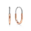 18K T Lock Diamond Earrings