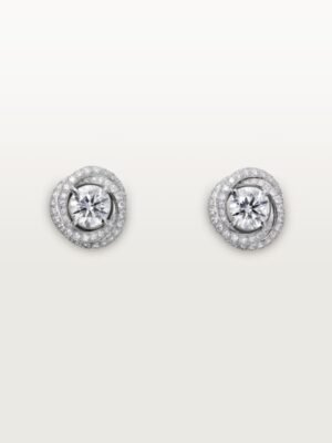18K Trinity Ruban Earrings