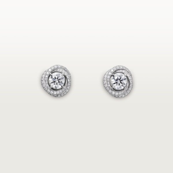 18K Trinity Ruban Earrings
