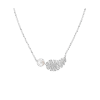 18K CC Plume De Necklace