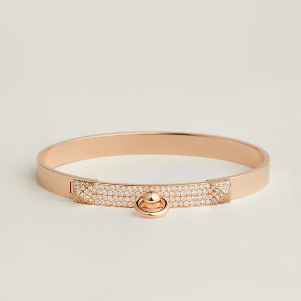18K Collier De Chien Diamond H Bracelet