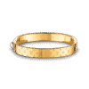 18K Louis Nanogram Cuff Bracelet