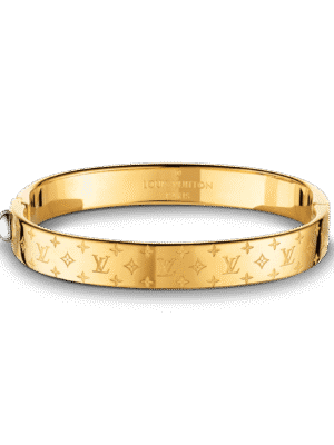 18K Louis Nanogram Cuff Bracelet