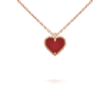 18K Sweet Alhambra Heart Pendant Necklace