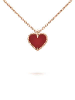 18K Sweet Alhambra Heart Pendant Necklace