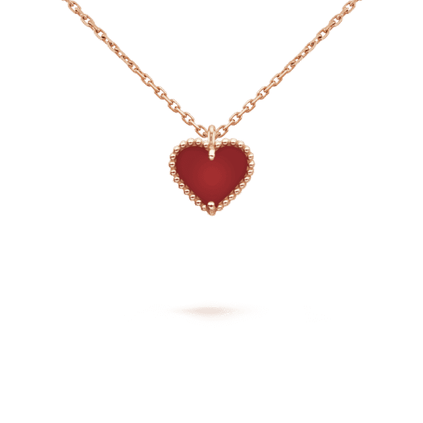 18K Sweet Alhambra Heart Pendant Necklace