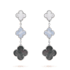 18K Magic Alhambra Three Motifs Earrings