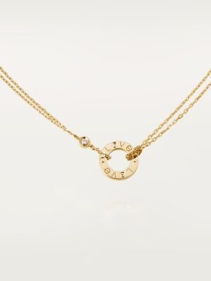 18K Love Diamond Necklace