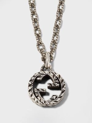 Double G Interlocking G Pendant Necklace