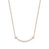 18K T Medium Diamond Pendant Necklace