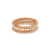 18K Rose Gold Perl¨¦e Diamonds Ring