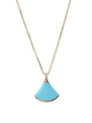 18K BV Divas' Dream Turquoise Pendant Necklace