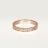 18K Love Diamond-Paved 3mm Ring