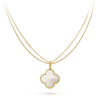 18K Magic Alhambra One Motif Pearl Necklace
