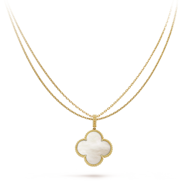 18K Magic Alhambra One Motif Pearl Necklace