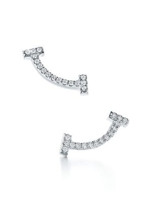 18K T Smile Diamonds Earrings