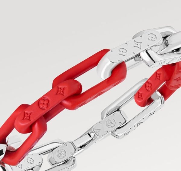 18K Louis Dargon Monogram Chain Bracelet