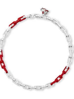 18K Louis Dargon Monogram Chain Necklace