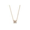 18K Mini Pop H Grey Necklace