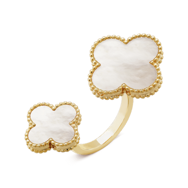 18K Magic Alhambra Mother Of Pearls Clover Ring