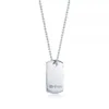 18K T 1837 Tag Pendant Necklace