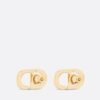 18K Petit CD Stud Earrings