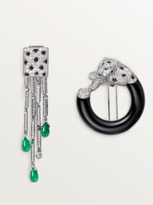 18K Panth¨¨re De Earrings