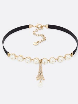 18K CD Plan De Paris Choker Necklace