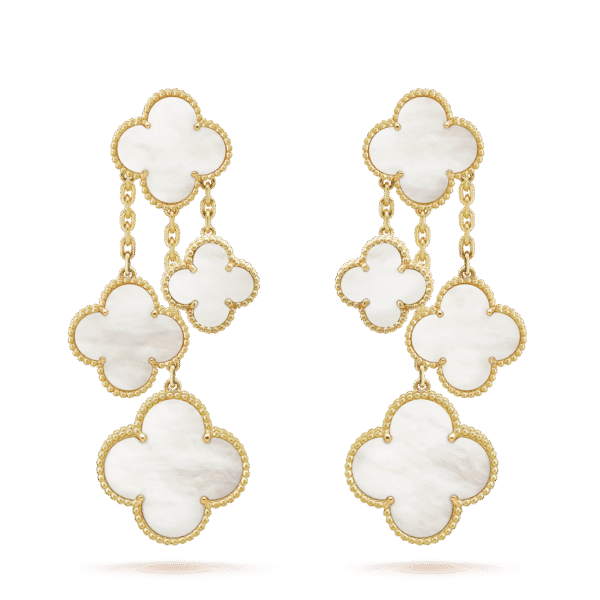 18K Magic Alhambra Four Motifs Earrings