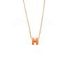 18K Mini Pop H Orange Necklace