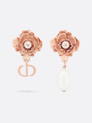 18K CD D-Millefiori Earrings