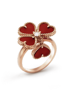 18K Sweet Alhambra Effeuillage Ring