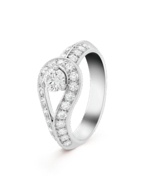 18K Couture Solitaire Ring