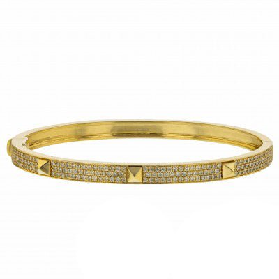 18K Collier De Chien Diamond H Bracelet