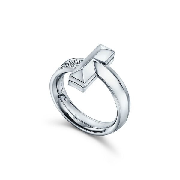 18K T Narrow Pav¨¦ Ring
