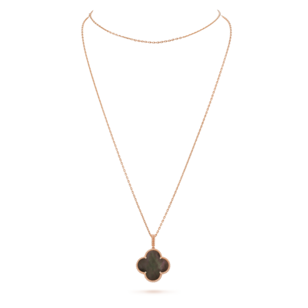 18K Magic Alhambra One Motif Pearl Necklace