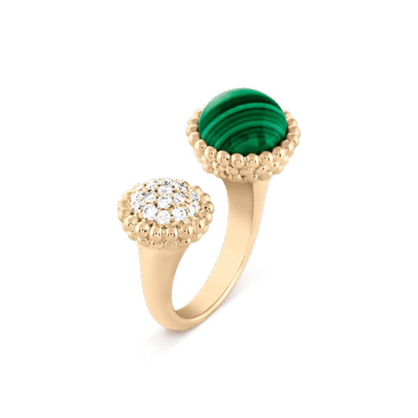 18K Perl¨¦e Couleurs Between The Finger Ring