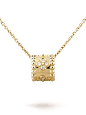 18K Yellow Gold Perl¨¦e Clovers Pendant Necklace