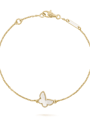 18K Lucky Alhambra Butterfly Pendant Bracelet