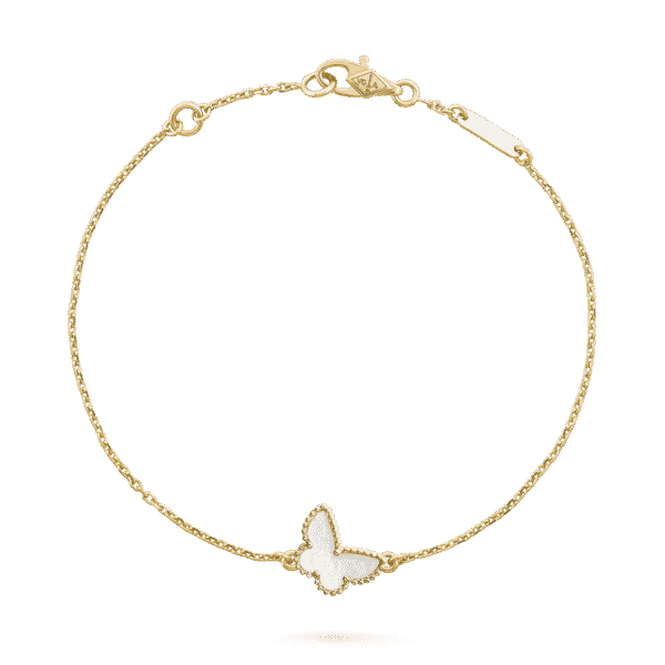 18K Lucky Alhambra Butterfly Pendant Bracelet