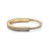 18K T Lock Bangle Full Pav¨¦ Diamonds Bracelet