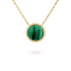 18K Perl¨¦e couleurs Malachite Necklace