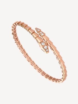 18K BV Serpenti Demi-Pav¨¦ Diamonds Bracelet