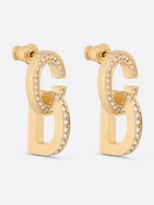18K CD Lock Earrings