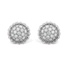 18K Perl¨¦e Diamonds Earrings